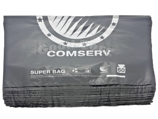Пакеты BMW, Comserve, черный, 400*570 мм., 60 кг. 100 шт.