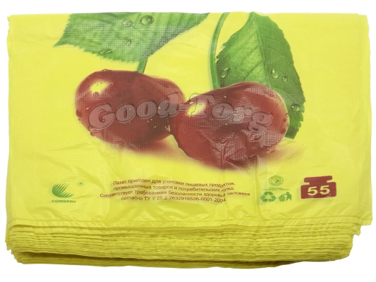 Пакеты Cherry, Comserve, для пищевых продуктов, 290*530 мм. 100 шт.-55 кг